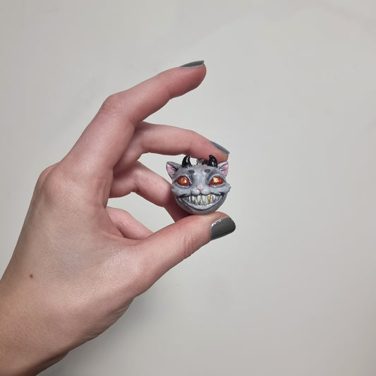 Handmade Cat Charm - Happy Cat