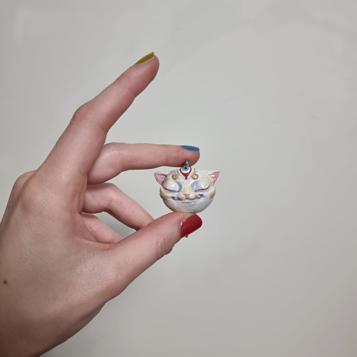 Handmade Cat Charm - All-Seeing Cat
