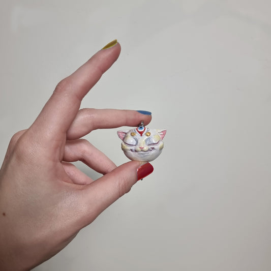 Handmade Cat Charm - All-Seeing Cat