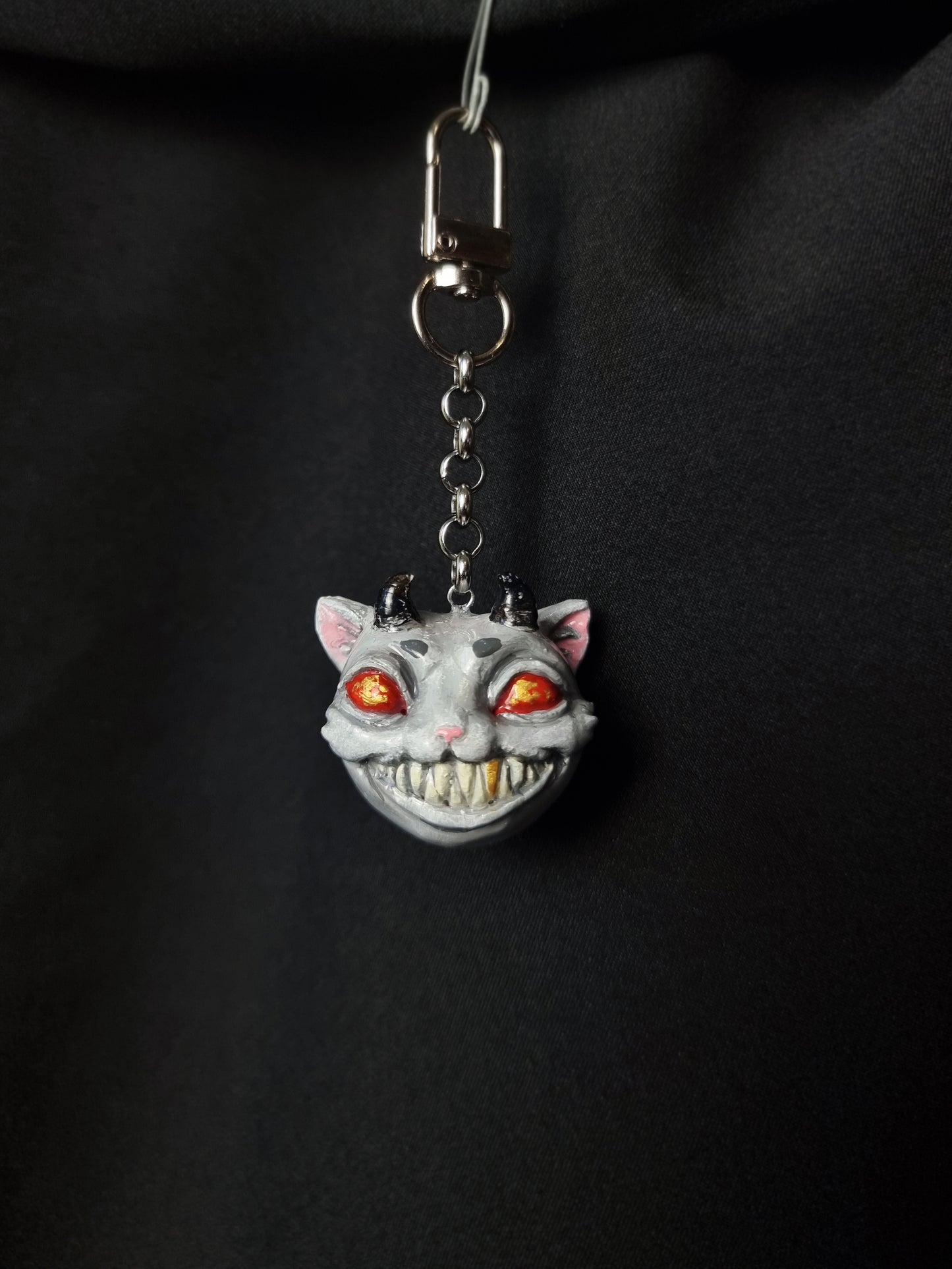 Handmade Cat Charm - Happy Cat