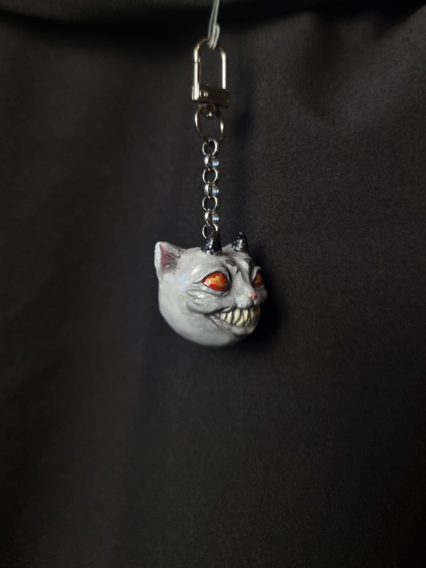 Handmade Cat Charm - Happy Cat