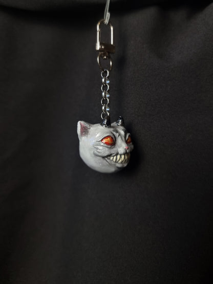 Handmade Cat Charm - Happy Cat