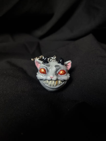 Handmade Cat Charm - Happy Cat