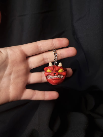 Handmade Cat Charm - Angry Cat