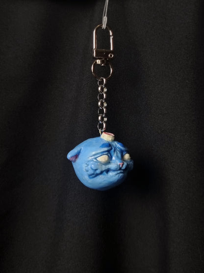 Handmade Cat Charm - Sad Cat