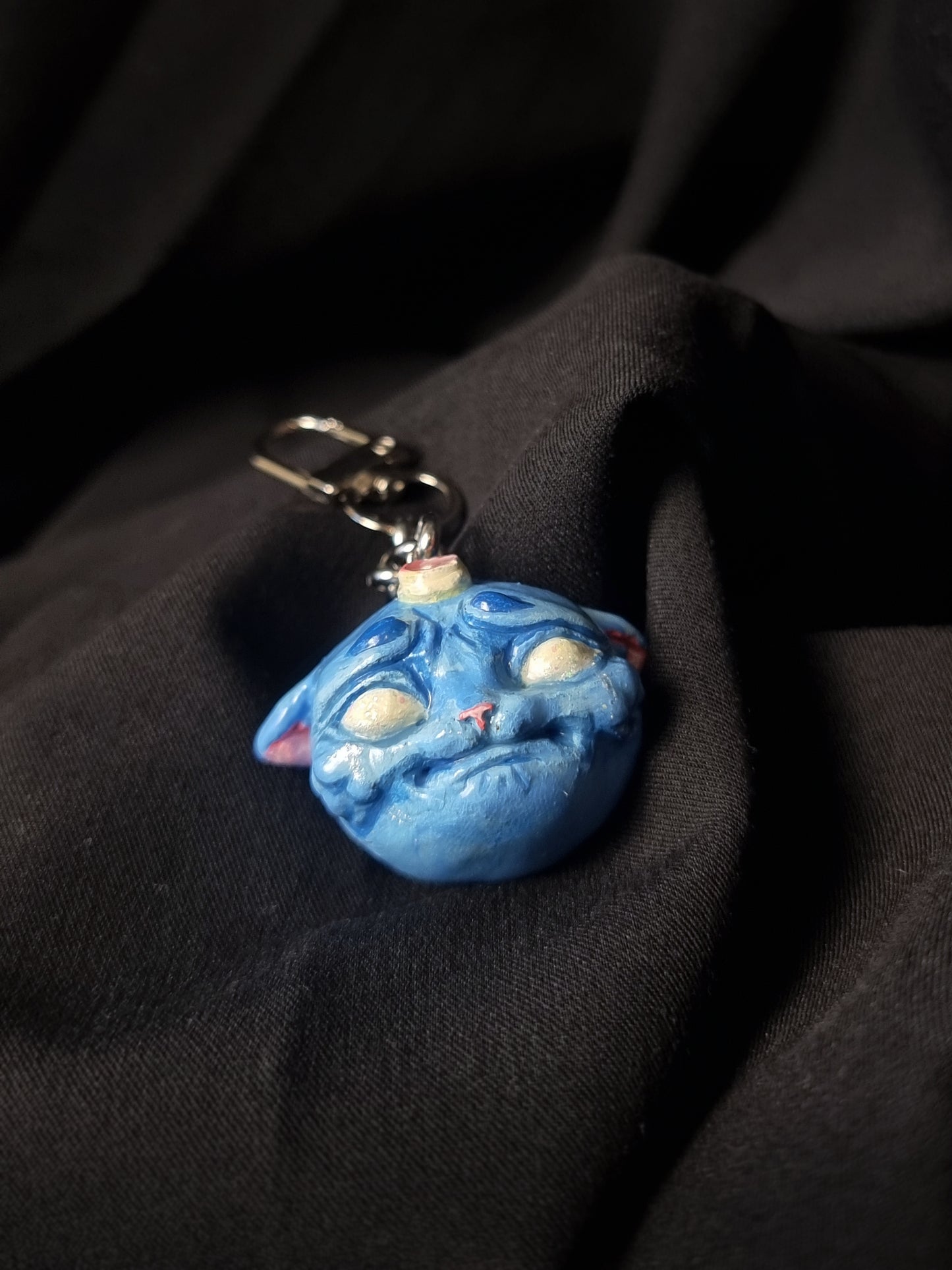 Handmade Cat Charm - Sad Cat