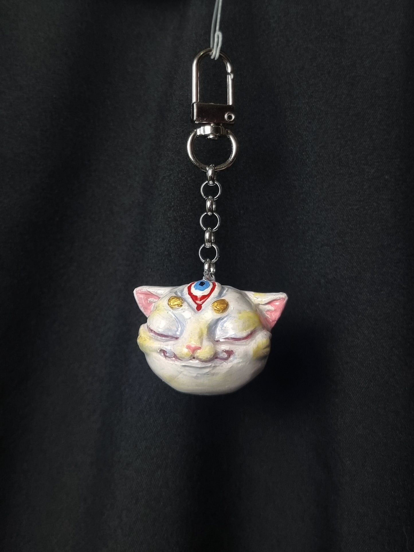 Handmade Cat Charm - All-Seeing Cat