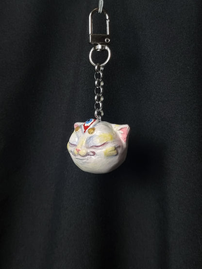 Handmade Cat Charm - All-Seeing Cat