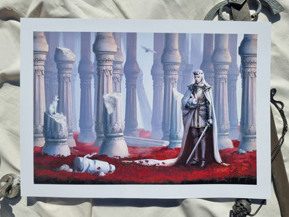 Red Knight - Art Print