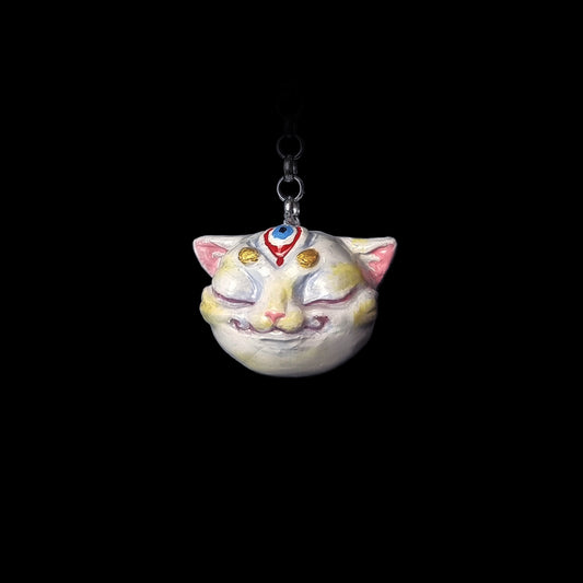 Handmade Cat Charm - All-Seeing Cat