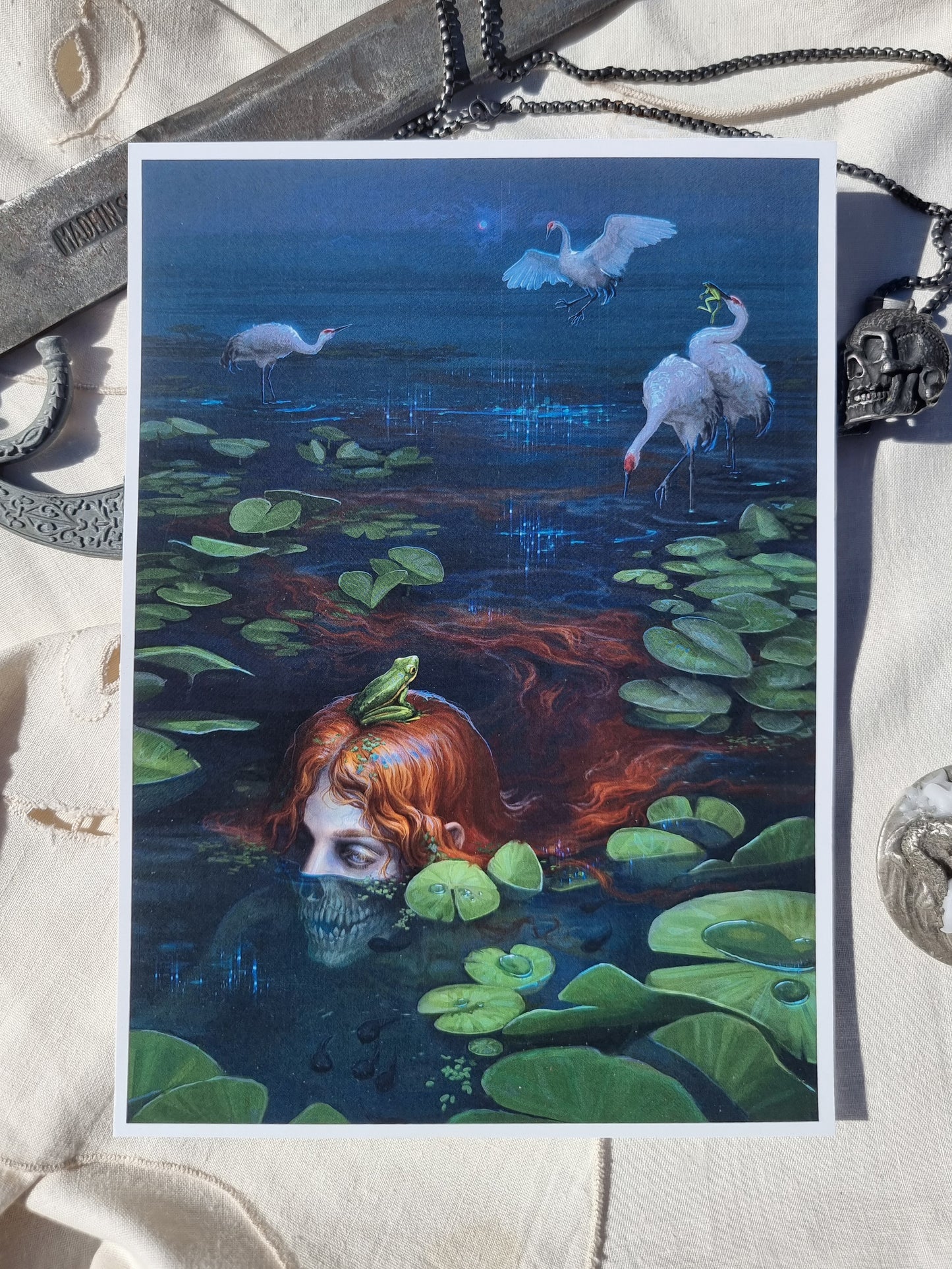 The Girl and the Frog - Art Print